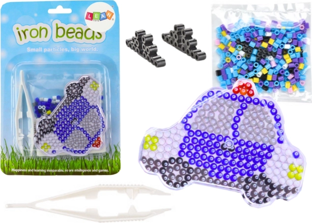 Bügelperlen-Set Polizeiauto