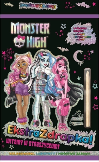 Monster High – Kratzbuch: Willkommen an der Grusel-Highschool