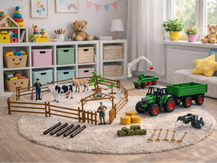 Umfangreiches Zubehör für kreatives Spiel