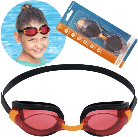 Bestway Kinder Schwimmbrille Gelb 7+