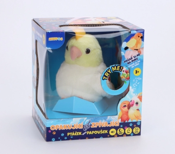 Wiederholender und singender Spielzeugpapagei STEPPOS