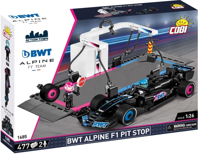 Cobi BWT Alpine F1 Pit Stop Baukasten 1:26
