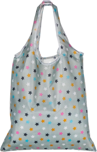 Faltbare Einkaufstasche mit Sternmotiv 59 × 37 cm
