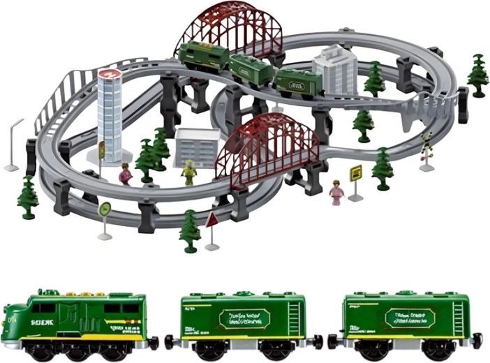 Mehrstöckige Eisenbahnstrecke