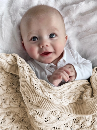 Weiche Decke für Kinderwagen und Babybett
