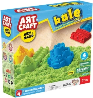 Art Craft kinetischer Sand Set Burg 500 g