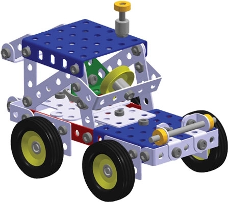 Funktionierende Fahrzeuge mit Rädern