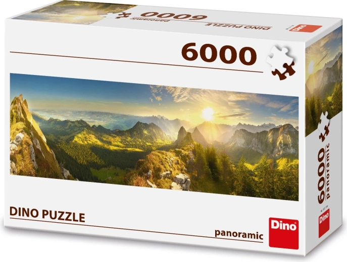 Panorama-Landschaft der Schweiz