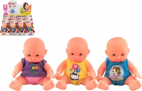 Süßes Baby Puppe Hartkörper 12cm