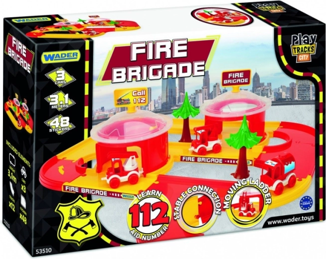 Play Tracks City Feuerwehr – Spielset Wader Kid Cars
