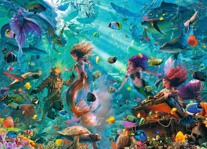Puzzle 9000 Teile Magische Unterwasserwelt