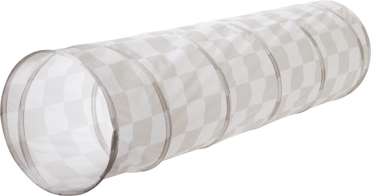 Kinder-Spieltunnel 3 Sprouts recycled checkerboard beige