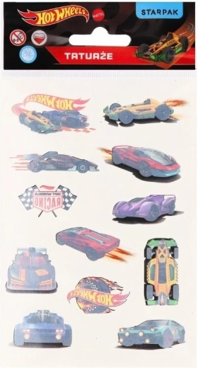 Temporäres Tattoo Hot Wheels - 1 Stück