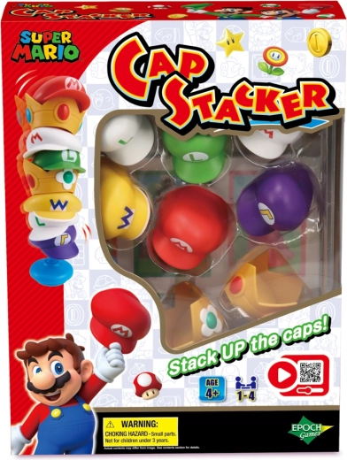 Super Mario Cap Stacker – familiäres Balance-Spiel