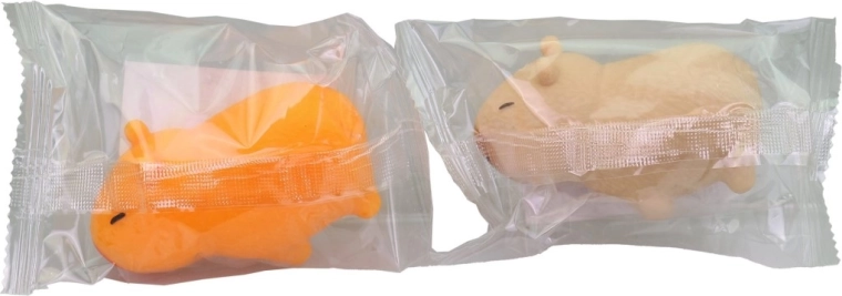 Einzeln verpackte Stücke in verschiedenen Farben