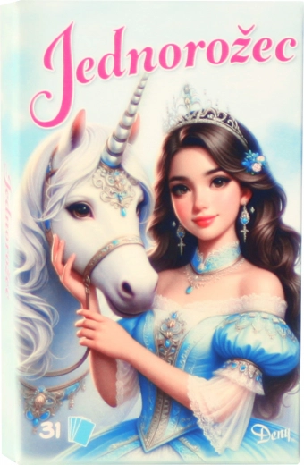 Kartenspiele Schwarzer Peter, Pexeso und Dueto Einhorn