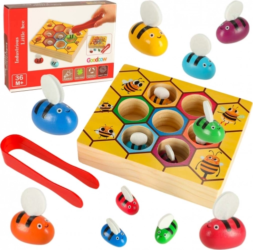 Bildungsspiel Bienenwabe Montessori