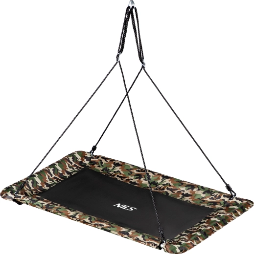 Rechteckige Schaukelliege Storchennest NILS Camp NB5043 Camouflage