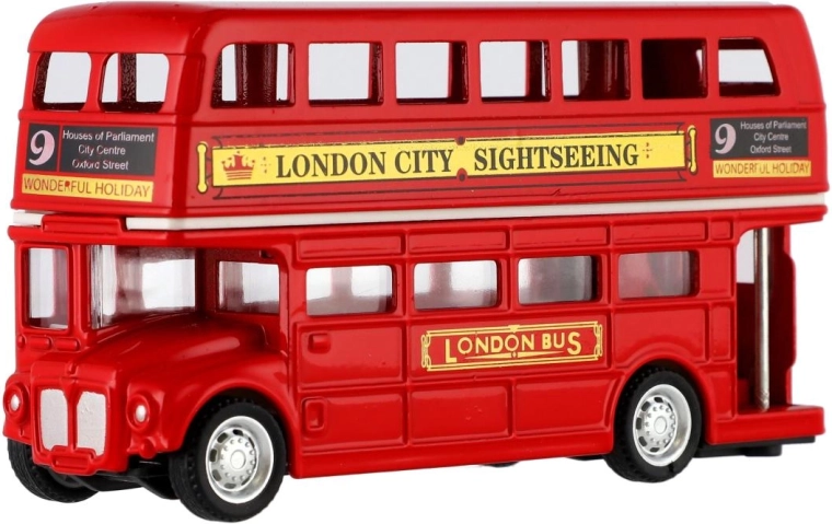 Typischer Londoner Doubledecker