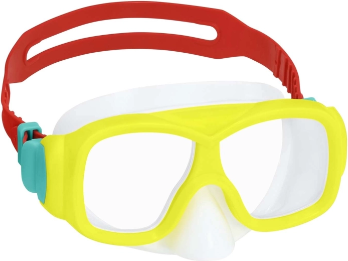 Gelb‑rote Bestway-Tauchmaske