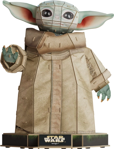 Detailreiches 3D-Modell mit Sockel