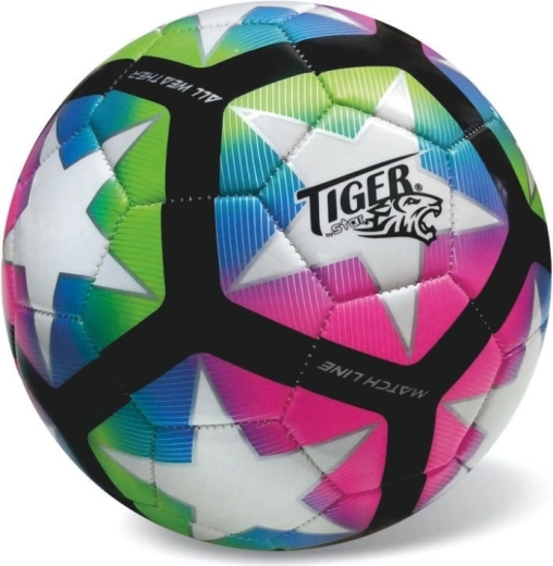 Fußball Match line fluo mehrfarbig Gr. 5
