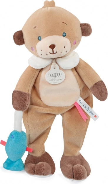 Doudou Geschenkset - Plüschbär mit Fisch