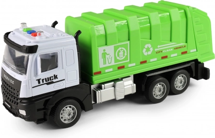 Müllabfuhr-LKW mit Licht und Sound, Schwungrad 25 cm