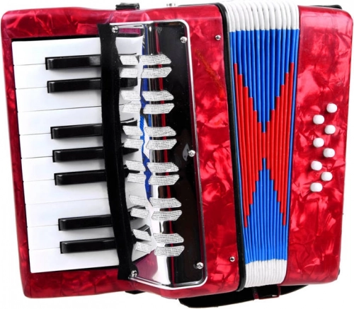 Kinder-Musikakkordeon Harmonia – Rot