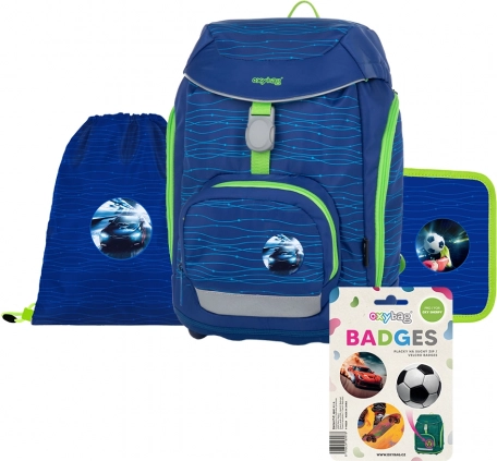 Schulset OXY Sherpy Blue 4-teilig
