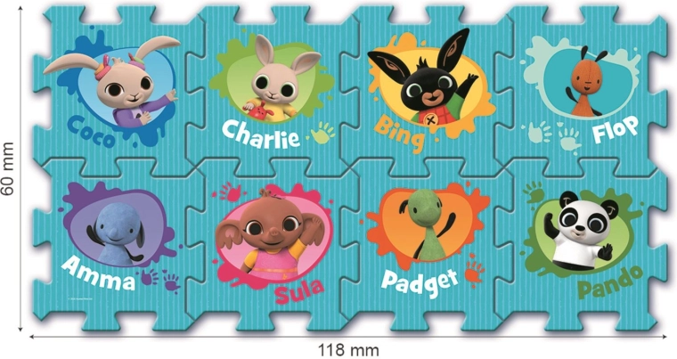 Schaumpuzzle TREFL Bing – weiche Spielmatte