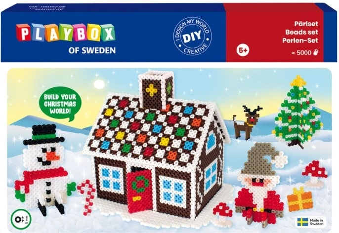 Playbox Bügelperlen Weihnachtssatz 5000 Stk.