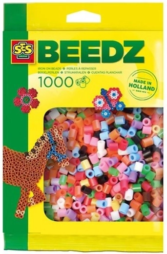 SES Creative Bügelperlen in Grundfarben 1000 Stk.