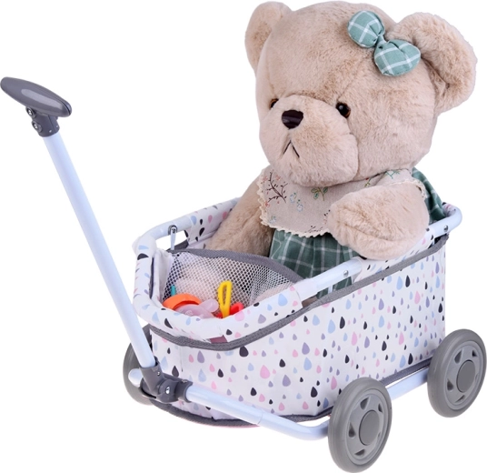 Leichtes Ziehen dank langem Griff und stabilen Rädern