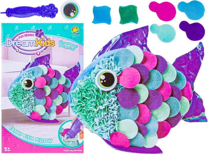 Kreativset zur Herstellung eines Fisch-Kissens (DIY) - 1 Stück