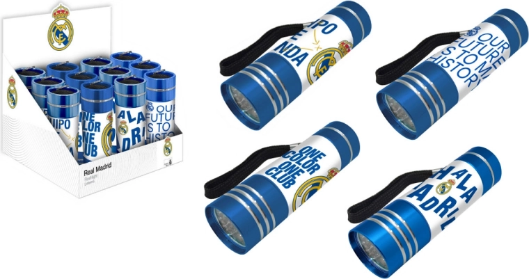 LED-Taschenlampe Real Madrid 9 cm