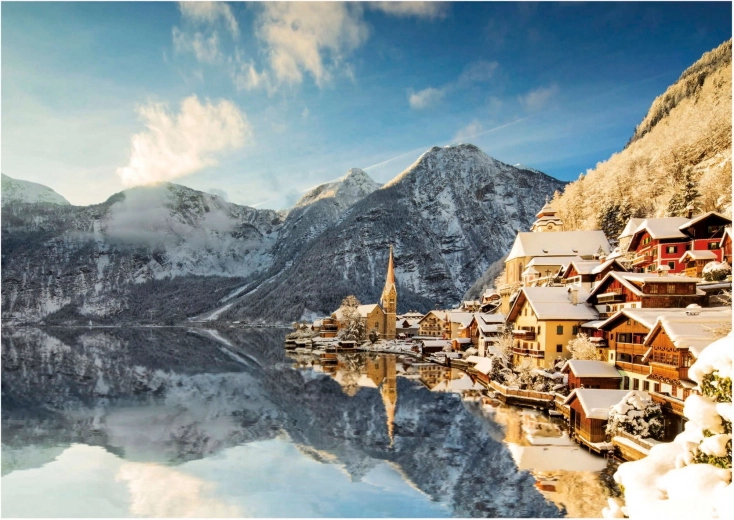 Educa Puzzle Winter in Hallstatt 1500 Teile