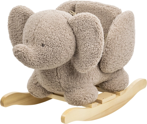 Nattou Plüsch-Schaukel Teddy – Nashorn Taupe (10–36 Monate)