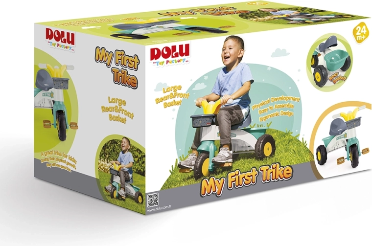 Praktische Körbe vorne und hinten