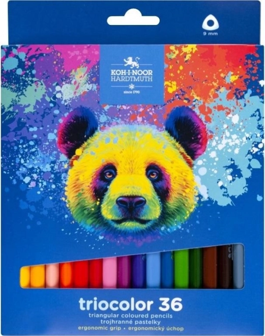 Dreikant-Buntstifte Triocolor 36 Stk BÄR KOH‑I‑NOOR