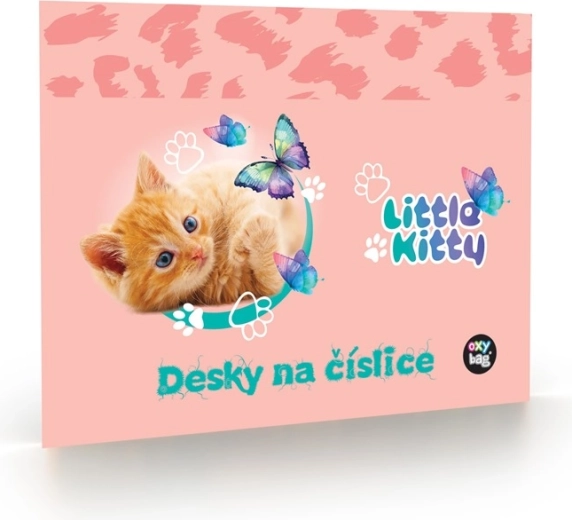 Mappen für Zahlen Katze