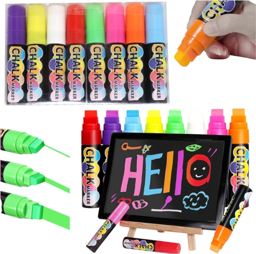 Kreidemarker, Set mit 8 Farben