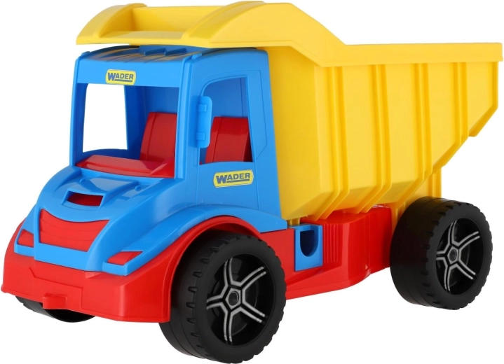 Buntes Baufahrzeug für kleine Fahrer