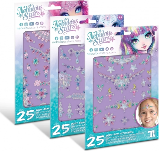 dekorative Körpersteine 25 Stk. NEBULOUS STARS