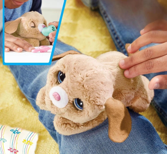 Streicheln, das zufriedene Geräusche auslöst