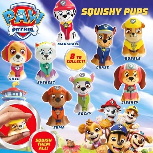 Paw Patrol Squishy in Kapsel – 1 Stück