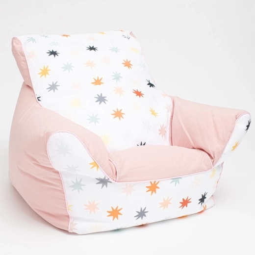 Kinder Sessel mit Kugelfüllung New Baby rosa