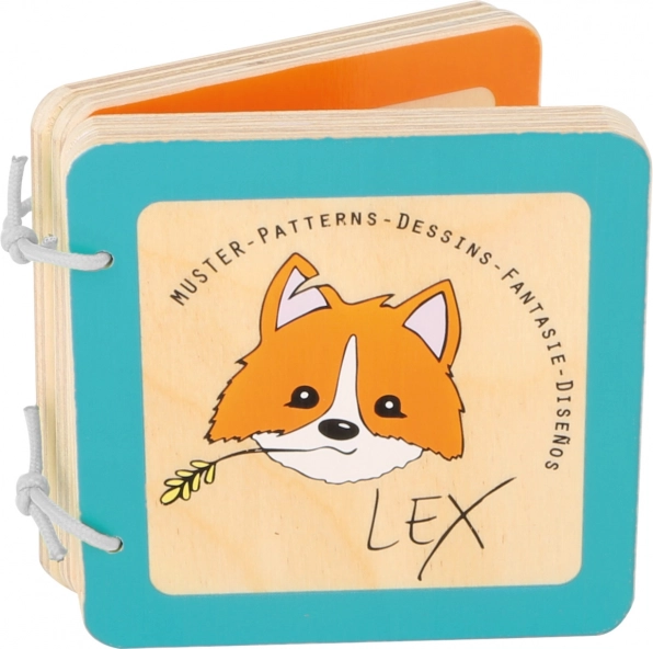 Holz-Sinnesbuch mit Fuchs Lex SMALL FOOT