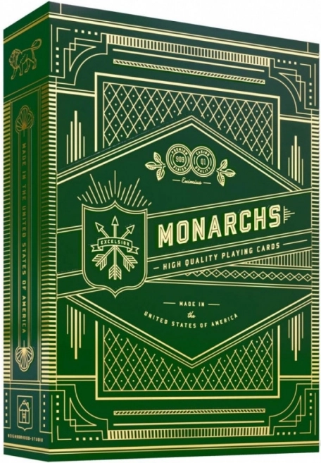 Spielkarten Monarchs grün