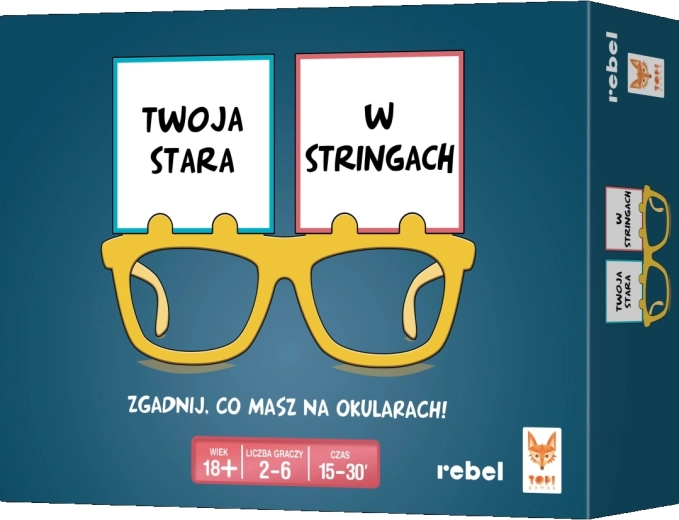 Twoja stara w stringach – deduktives Party‑Kartenspiel REBEL